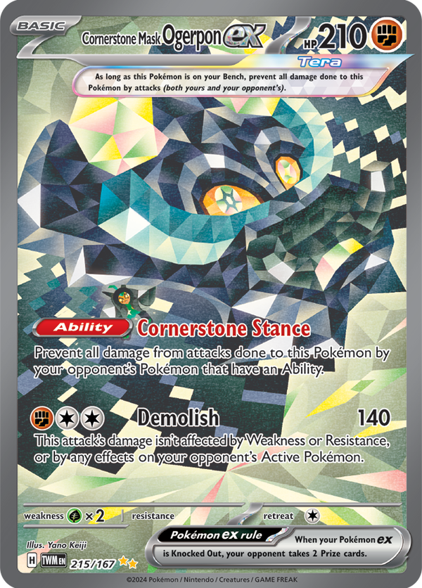 TWM #215 Cornerstone Mask Ogerpon ex