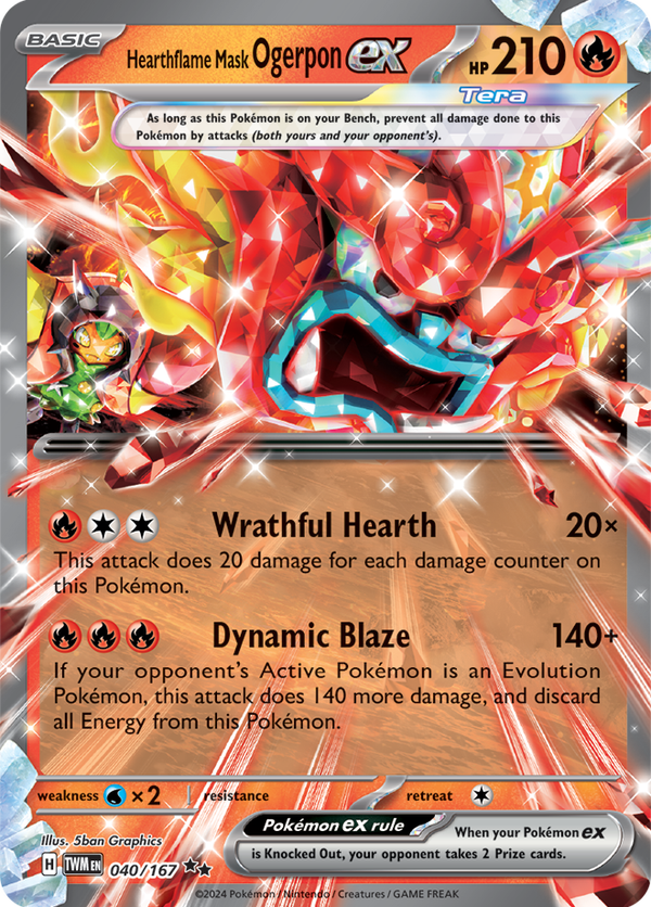 TWM #040 Hearthflame Mask Ogerpon ex