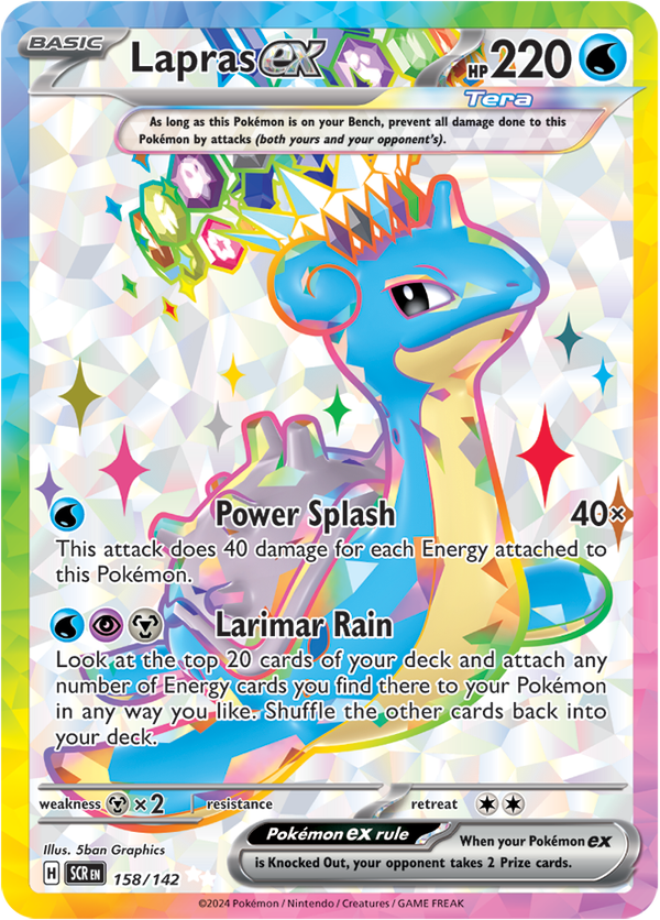 SCR #158 Lapras ex