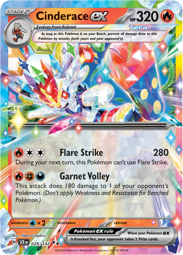 SCR #028 Cinderace ex