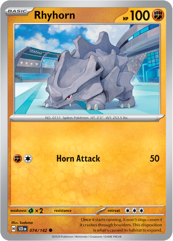 SCR #074 Rhyhorn