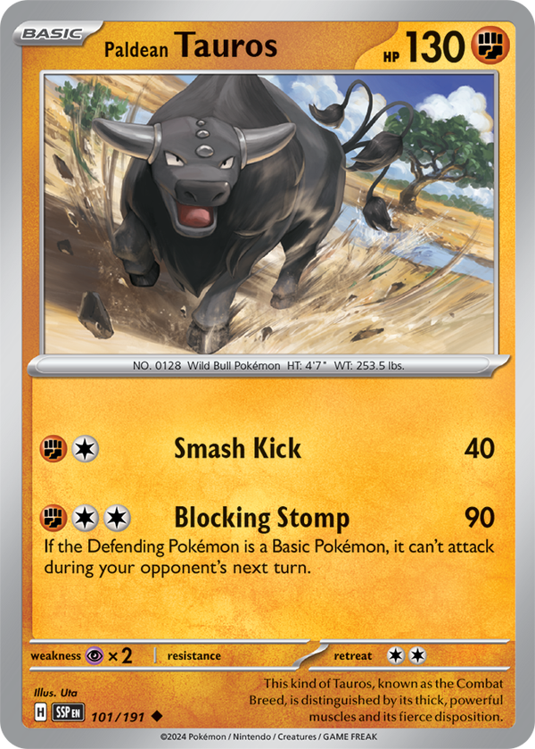 Paldean Tauros SSP #101