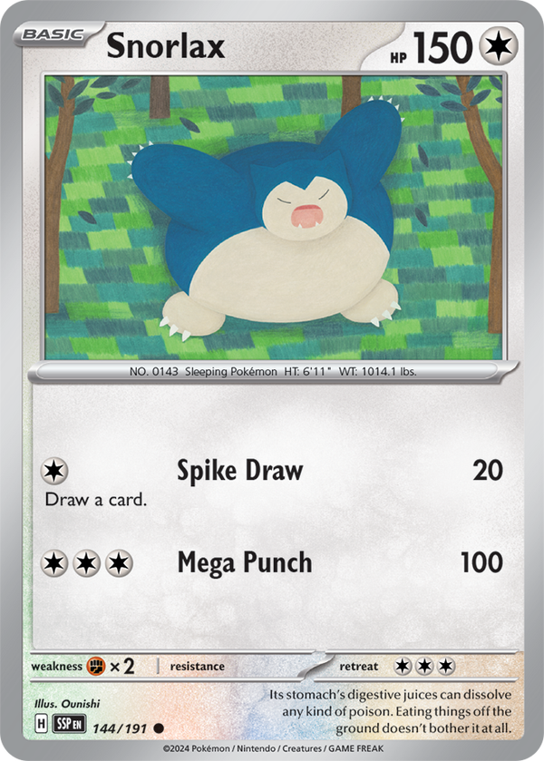 Snorlax SSP #144