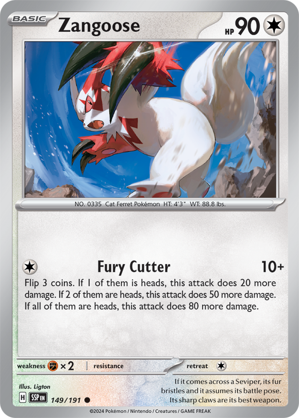 Zangoose SSP #149