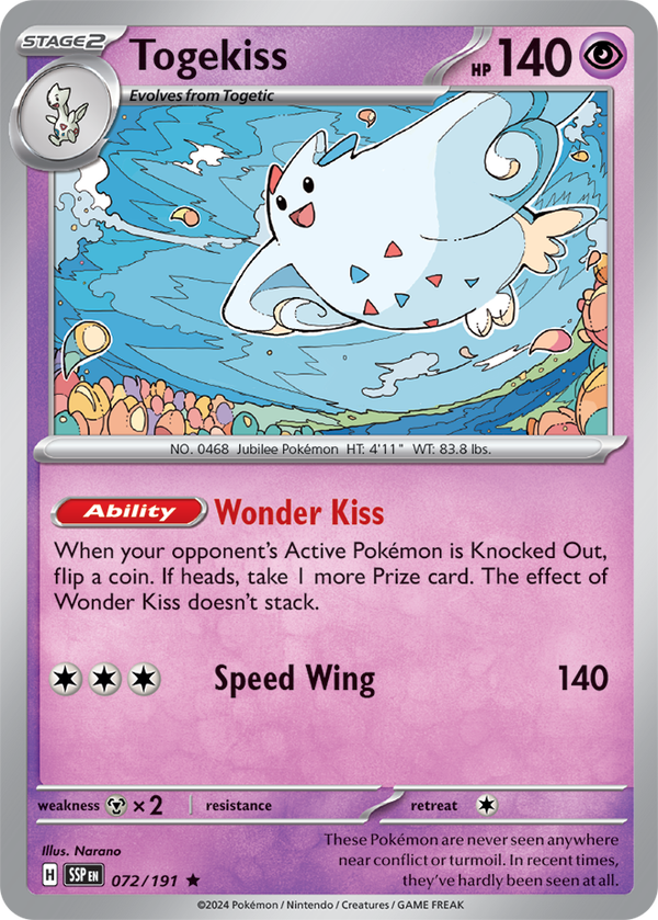 Togekiss SSP #072