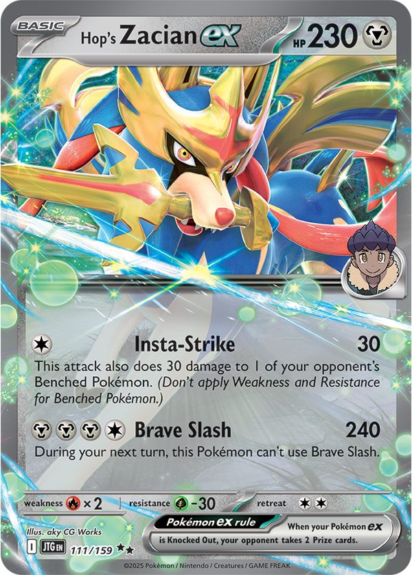 Hop’s Zacian ex JTG #111