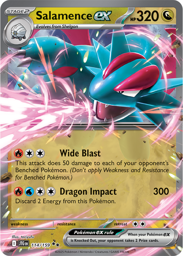 Salamence ex JTG #114