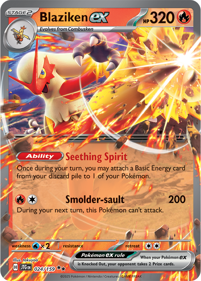 Blaziken ex JTG #024