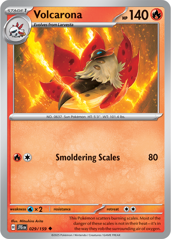 Volcarona JTG #029