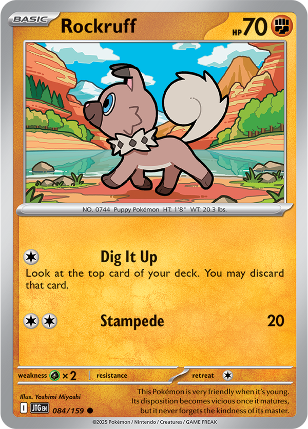 Rockruff JTG #084