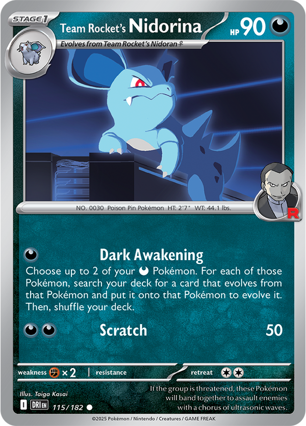 Team Rocket’s Nidorina DRI #115