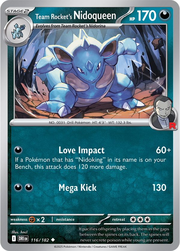 Team Rocket’s Nidoqueen DRI #116