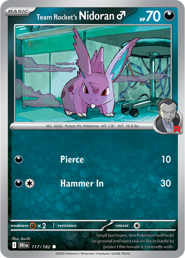 Team Rocket’s Nidoran♂ DRI #117