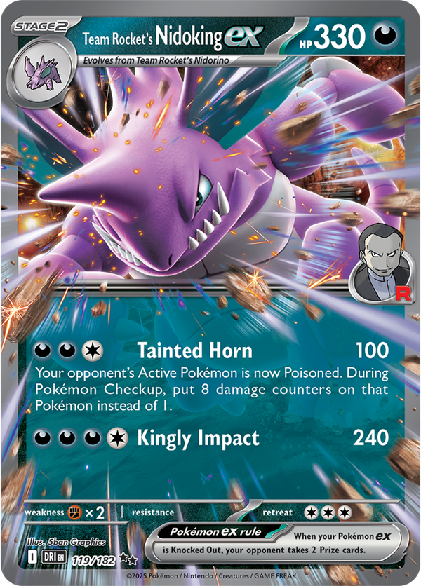 Team Rocket’s Nidoking ex DRI #119