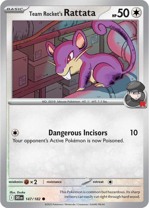 Team Rocket’s Rattata DRI #147