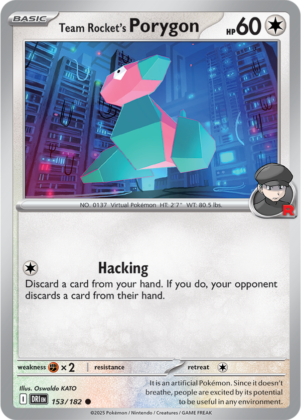 Team Rocket’s Porygon DRI #153