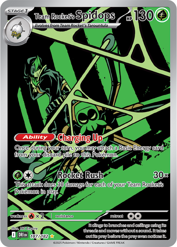 Team Rocket’s Spidops DRI #187