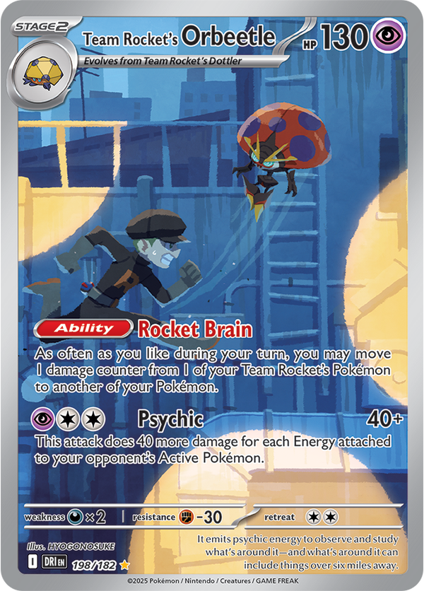 Team Rocket’s Orbeetle DRI #198