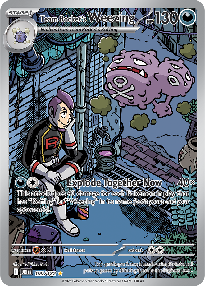 Team Rocket’s Weezing DRI #199