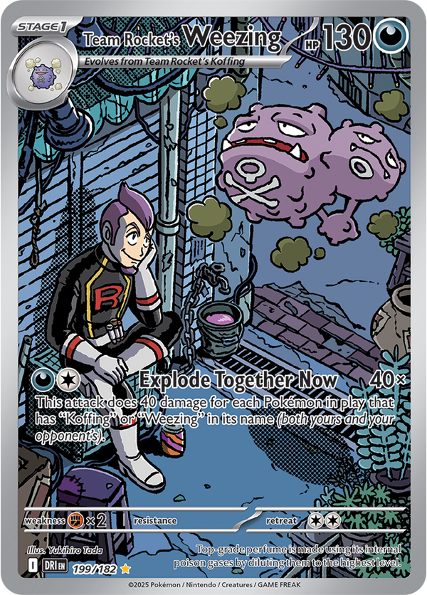 Team Rocket’s Weezing DRI #199