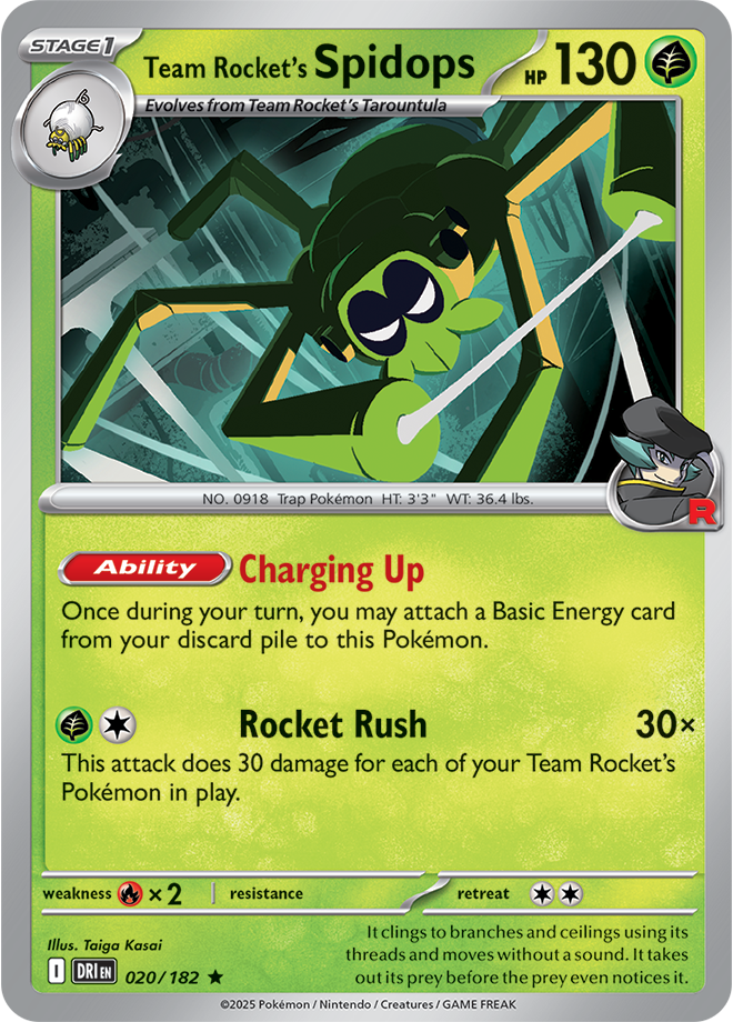 Team Rocket’s Spidops DRI #020