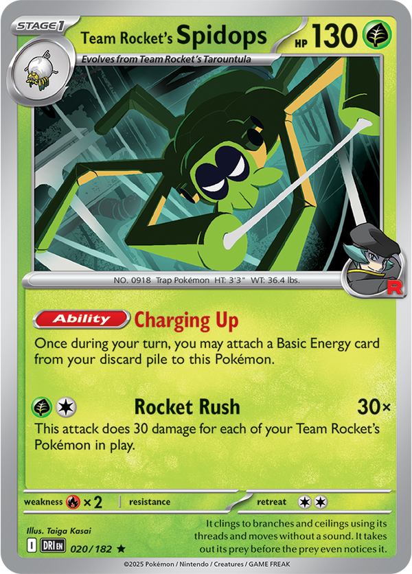 Team Rocket’s Spidops DRI #020