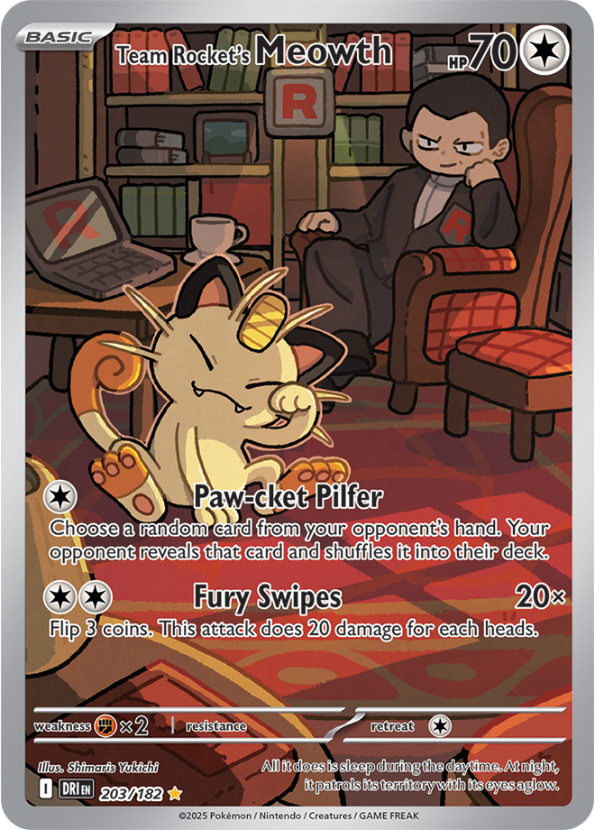 Team Rocket’s Meowth DRI #203