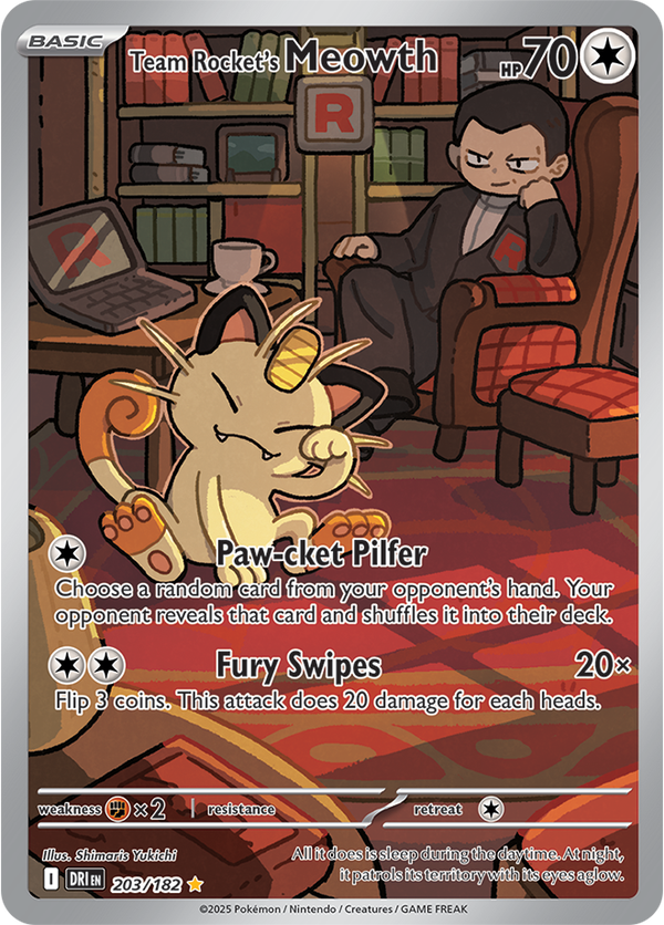 Team Rocket’s Meowth DRI #203