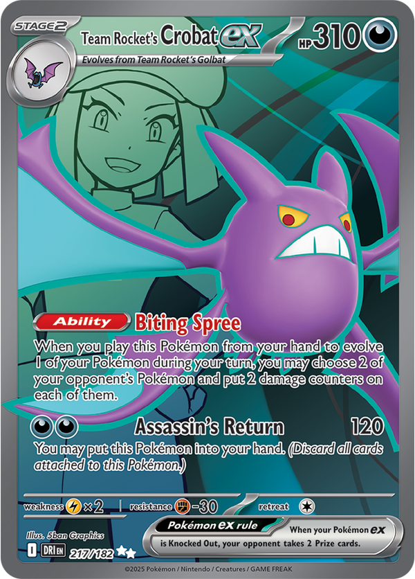 Team Rocket’s Crobat ex DRI #217