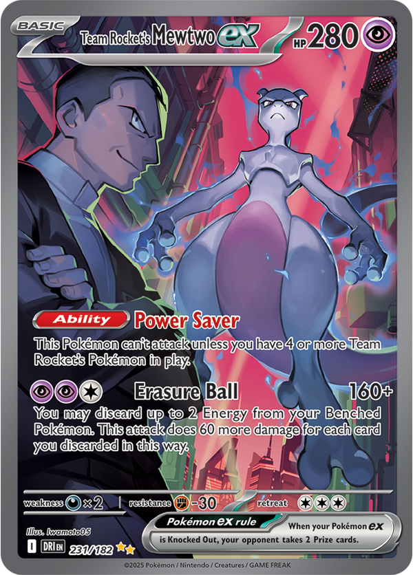 Team Rocket’s Mewtwo ex DRI #231