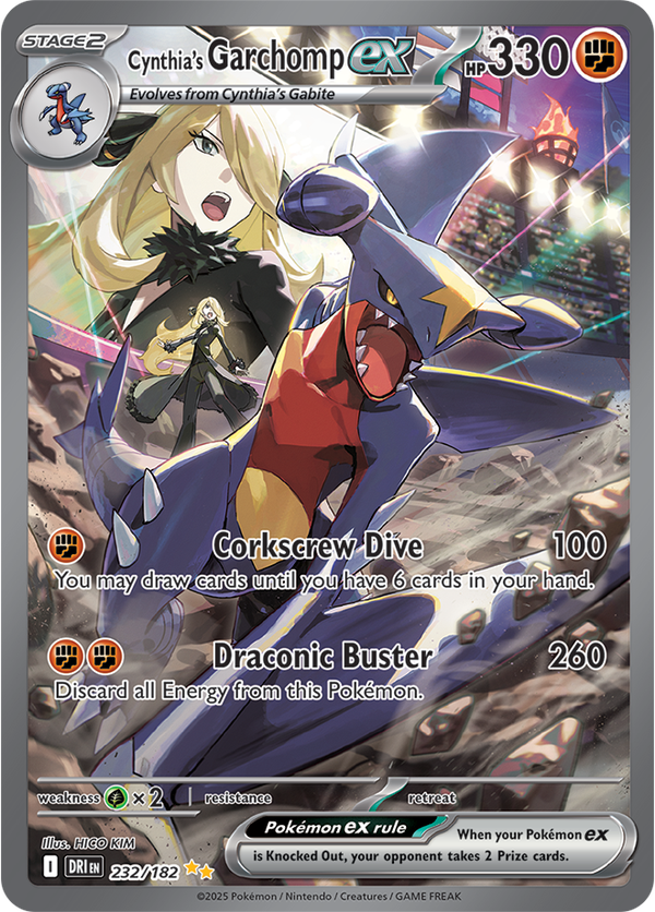 Cynthia’s Garchomp ex DRI #232