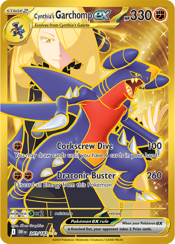 Cynthia’s Garchomp ex DRI #241