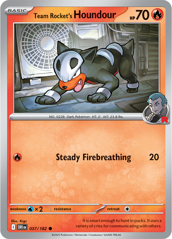 Team Rocket’s Houndour DRI #037