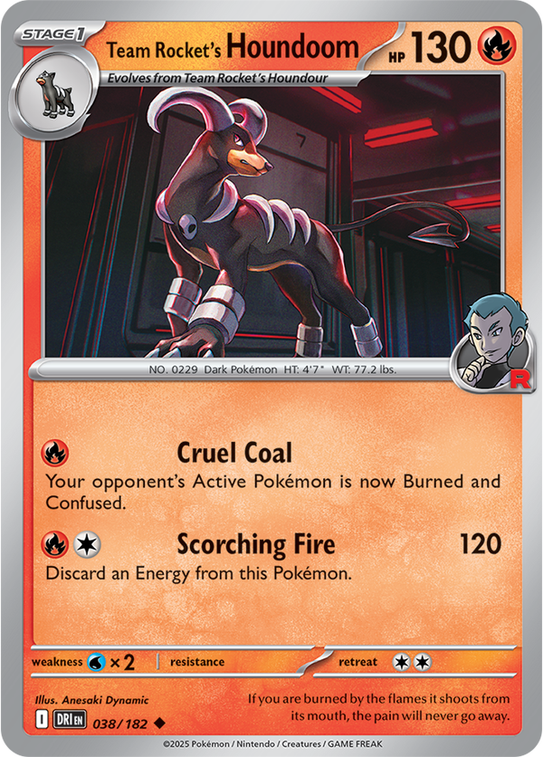Team Rocket’s Houndoom DRI #038