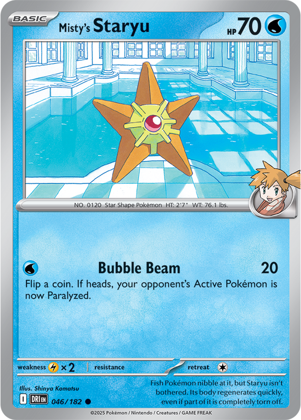 Misty’s Staryu DRI #046