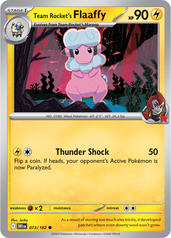 Team Rocket’s Flaaffy DRI #073