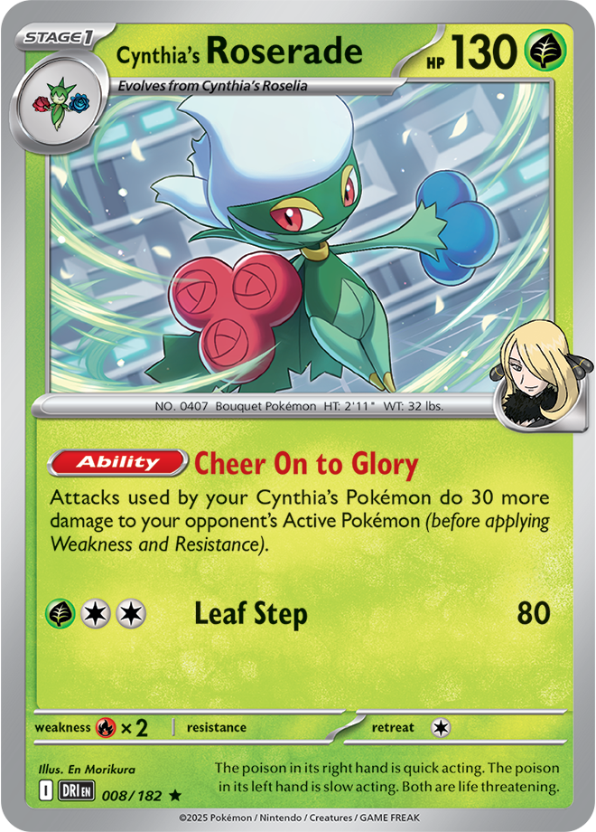 Cynthia’s Roserade DRI #008