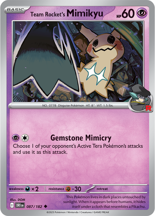 Team Rocket’s Mimikyu DRI #087