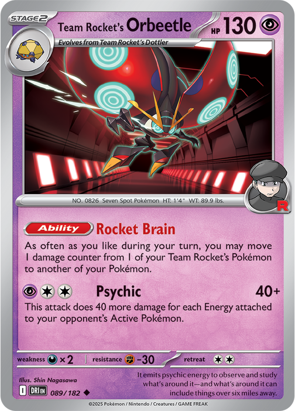 Team Rocket’s Orbeetle DRI #089