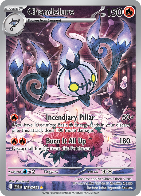 Chandelure WHT #103