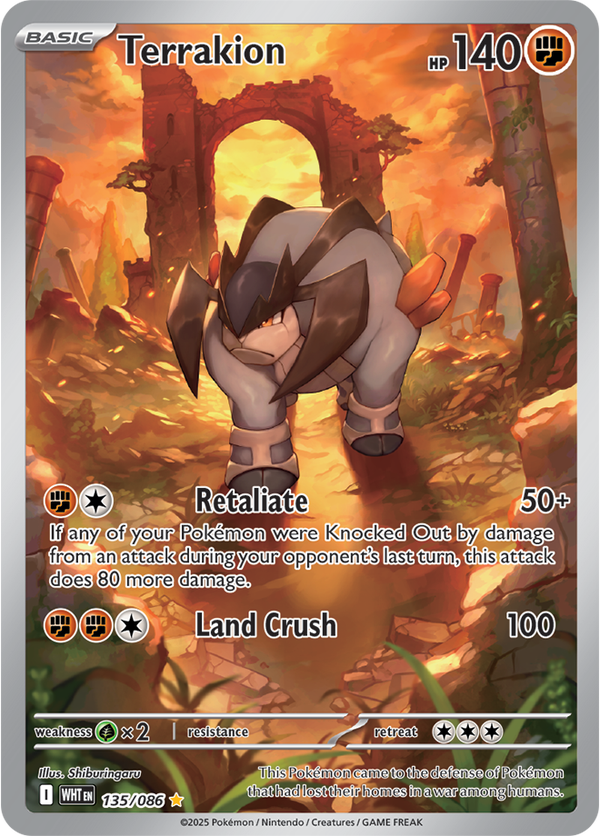 Terrakion WHT #135