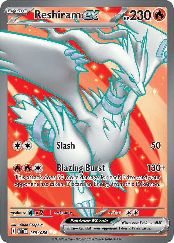Reshiram ex WHT #158