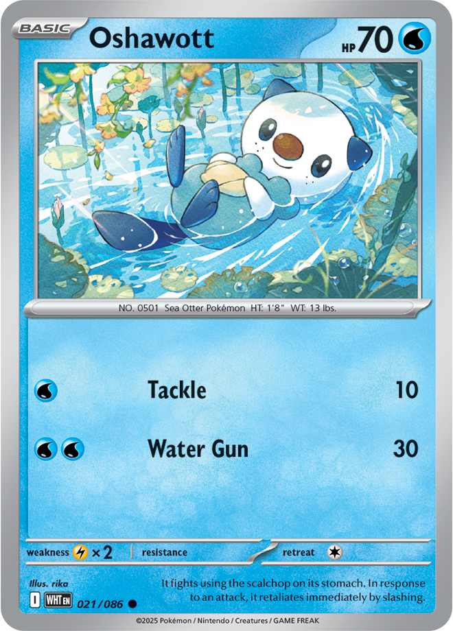 Oshawott WHT #021