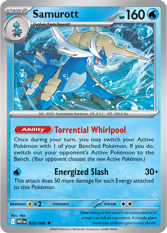 Samurott WHT #023