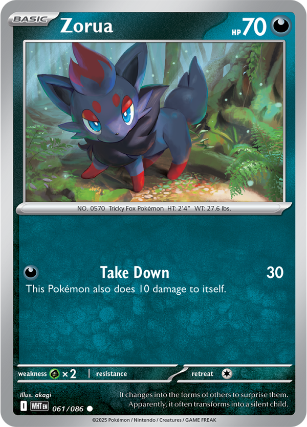 Zorua WHT #061