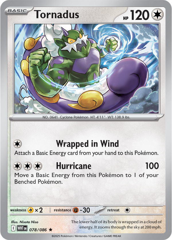 Tornadus WHT #078