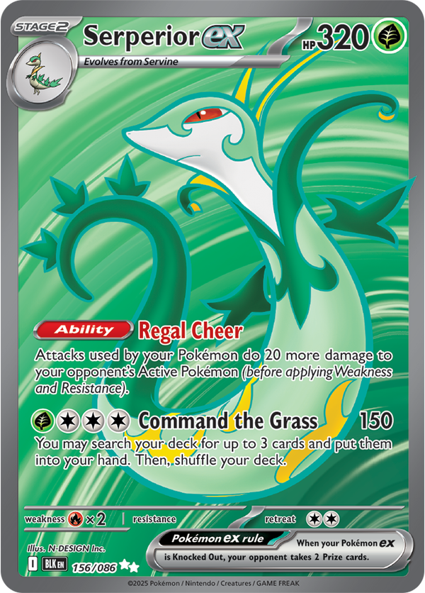 Serperior ex BLK #156