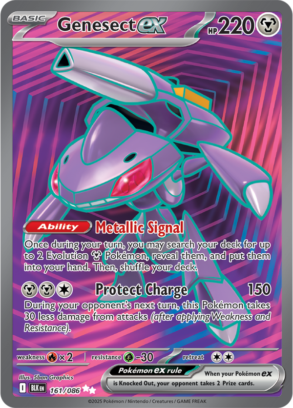 Genesect ex BLK #161