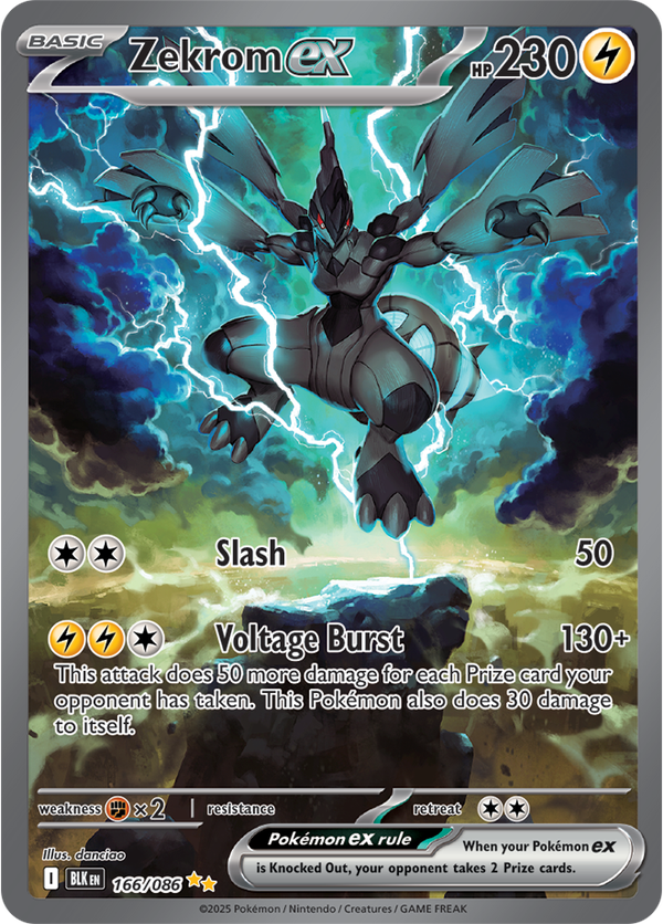 Zekrom ex BLK #166