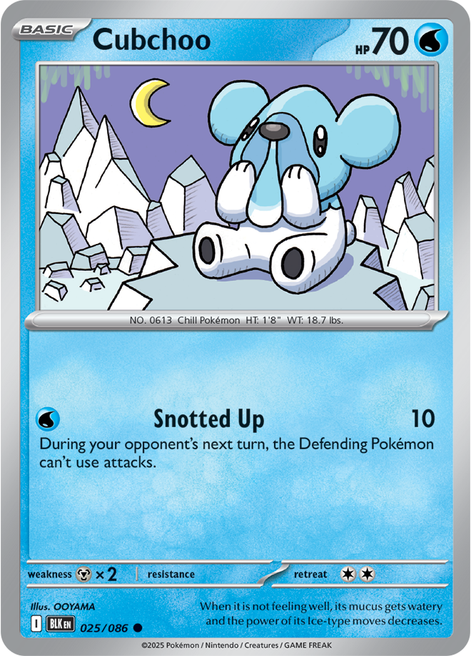 Cubchoo BLK #025